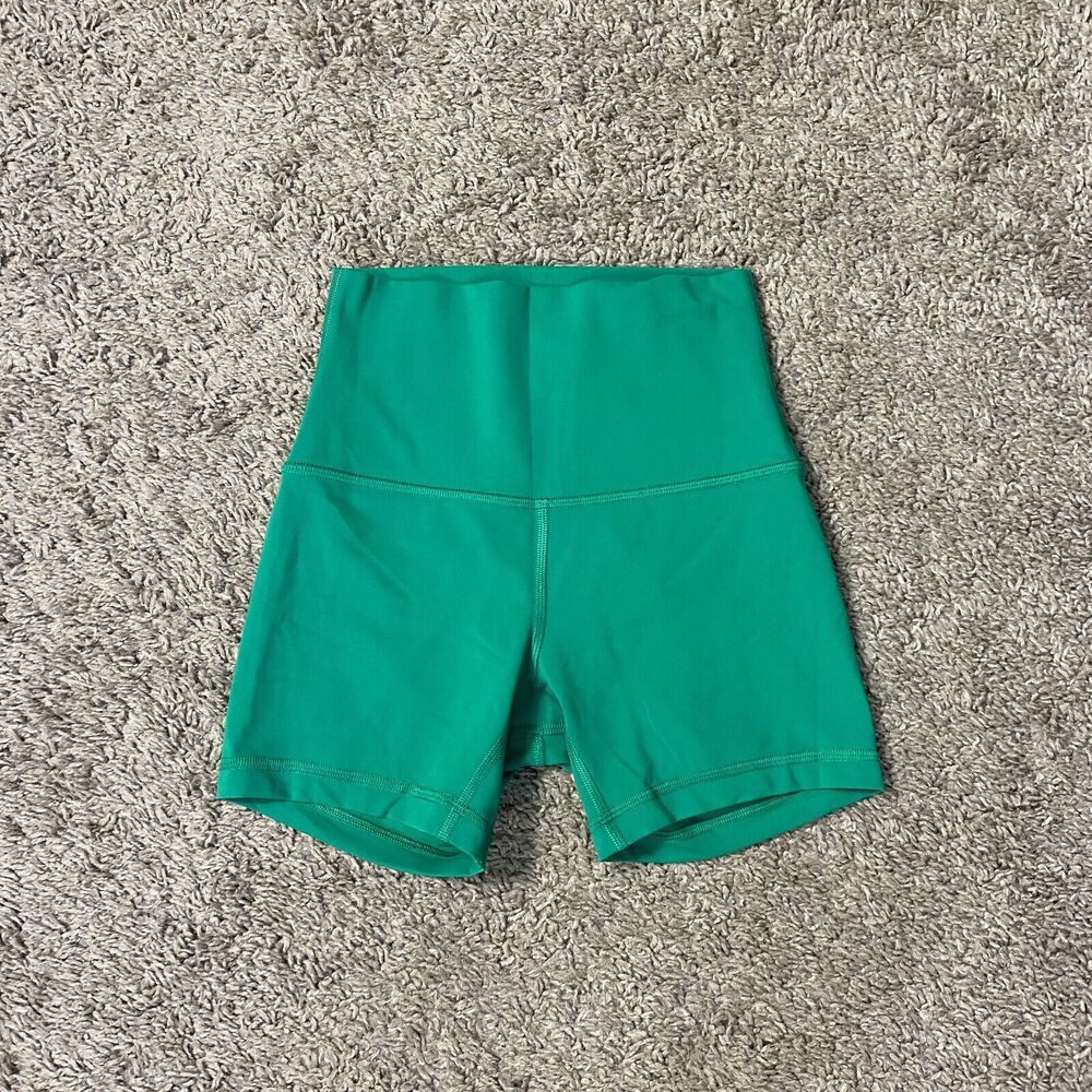 Lululemon Size 2 Align Short High Rise 4" Cascadia Green